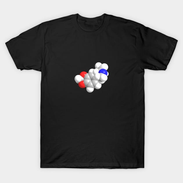 Ecstasy MDMA Molecule T-Shirt by ChemECool